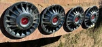 Set Of 1970-1973 Ford Mercury, Fairlane Torino Montego 14 Inch Hubcaps. Fixed Price $24.50.