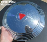 (one) 1948 1949 1950 1951 1952 1953 Hudson Hornet Wasp Hubcap Wheel Cover. Fixed Price $45.00.