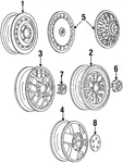 Genuine Gm Wheel Cover 25537484. Fixed Price $167.69.