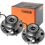 4WD Timken Front Wheel Bearings Hub Set For Chevy K1500 Suburban Escalade 6LUGS. Fixed Price $149.86.