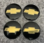 4PCS 56.5MM Chevrolet Chevy Car Wheel Center Hub Cap Badge Emblem Sticker Black. Fixed Price $24.99.