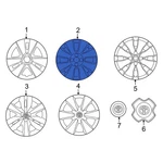 For Toyota Yaris 2007-2008 4260252280 Wheel Cover. Fixed Price $96.01.