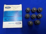 Ford Genuine Nos Black Plastic Wheel Caps Covers E3FZ-1011-B (QTY-8). Fixed Price $15.00.