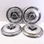 14" Hubcaps 1960S Pontiac Spinner Type With 3 Blades Catalina Bonneville Prix. Fixed Price $99.95.