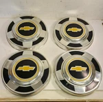 Lot Of Chevrolet Dog Dish Hub Caps 1/2 Ton Pickups Vans 10 3/4 In.. Fixed Price $89.99.