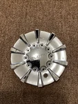 Elure Wheels Chrome Custom Center Cap # CS337-D2P SJ712-04 6-1/4 Od. Fixed Price $35.00.