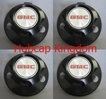 New Oem Set Of 4 1985-1995 Gmc Safari Center Cap Black Silver. Fixed Price $48.14.