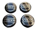 Set Of Volvo Black Center Wheel Hub Caps Cover Logo Rims 3546923. Fixed Price $19.99.