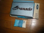 Nos 1975 Ford Granada Fuel Filler Opening Door Silver Blue D5DZ-66405A26-D. Fixed Price $44.99.