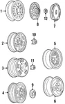 Genuine Gm Hub Cap 22542917. Fixed Price $44.78.