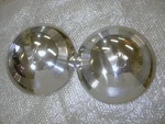1940 - 41 Ford V8 Hubcap Dog Dish 2 Pc. Wheel Cover Centers / " Inner. Fixed Price $80.00.