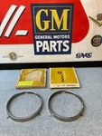 1969 Pontiac Gto Judge Nos Headlight Retaining Rings. Fixed Price $62.99.