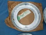 1957 1958 Oldsmobile Nors Kromweels #78-AD 14" Aluminum Wheel Trim Ring Set. Fixed Price $89.50.