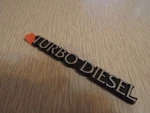Nos Turbo Diesel Emblem 1984 1985 Lincoln Continental Mark Vii Bmw Engine Ford. Fixed Price $79.99.