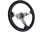 1967-68 Chevy Impala Camaro 6-BOLT Black Leather Steering Wheel Kit, White Ss. Fixed Price $269.99.
