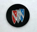 1983-87 Gn T-type Wheel Center Cap Color Tri-shield Emblem Inlay Gm # 25506048. Fixed Price $29.95.