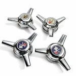 Western Chrome Custom Wheel Center Caps 99-2250 Spinner Gm Chevy. Fixed Price $100.00.