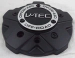 V-tec Wheels Flat Black Custom Center Caps # C394-6 / LG1008-23. Fixed Price $79.95.