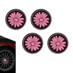 4 Pcs Car Wheel Center Cap Stickers, Reflective Automotive Hub Daisy Decor De.... Fixed Price $34.77.