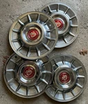 1957 Cadilac Hub Caps Set Of 4 Eldorado/deville Oem Vintage Very Nice Look. Fixed Price $1199.00.