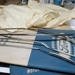 Nos 1968 Ford Falcon 4DR Door Edge Guard Kit C8DZ-5420910A Trim Molding. Fixed Price $175.00.