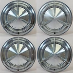 1960 Pontiac Bonneville Catalina Venture # 536357 14" Tribar Hubcaps SET/4. Fixed Price $149.99.