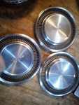 1974-1976 Oldsmobile 15" Cutlass Hubcaps Set Of Used Oem Gm Hollander # 4039. Fixed Price $35.00.