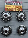 1968 Chevrolet Chevelle Rare 14 Original Full Hubcaps Set Red /black Accents. Fixed Price $135.00.