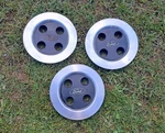 Set 3 1988-1991 Ford Escort Tempo Oe Center Caps E8EC-1A097-CA 1989 1990. Fixed Price $51.00.