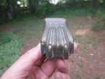 Antique English Salvaged Brass Lion's Feet Caster Wheel Cover 2.5" X 2" 1.5". Fixed Price $14.99.
