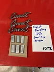 Used 1965 Ford Mercury Comet Script Name 404 Emblems C5GB-16604-A #1072. Fixed Price $35.99.
