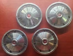 1974 Ford Mustang Ii Hubcap 13" Wheel Cover D4ZZ-1130-D Set Of Red Vintage. Fixed Price $41.25.