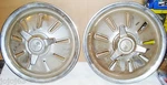 Hub Cap, Original Pair. 64 Corvette. Fixed Price $100.00.