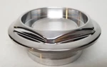 Polished Billet Aluminum Hex Center Hub Cap For Bbs Rs Rc -large Thread 1/4 Ht. Fixed Price $67.00.