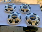 Set Of 4 1973 - 1987 Chevrolet 12" Dog Dish Hubcaps, Truck Van Suburban Oem Gm. Fixed Price $150.00.