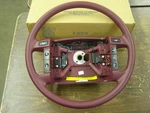 Nos Oem Ford 1991 Lincoln Continental Cranberry Red Steering Wheel F1OY-3600-C. Fixed Price $119.00.