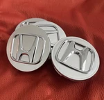Set Of 4 Silver Honda Accord Civic Crv Pilot 69MM Wheel Center Caps Chrome Logo. Fixed Price $23.99.