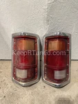 Tail Light Pair Oem Mopar Chrome 89-93 Dodge Ram 1ST Gen. Fixed Price $75.00.