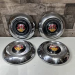 Set (4) 1950 1951 1952 1953 Oldsmobile 88 98 Hubcap Super Futuramic Dog Dish. Fixed Price $149.99.