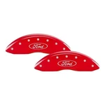 Ford Mustang 24-25 Caliper Covers Gloss Red W Oval Logo. Fixed Price $299.99.