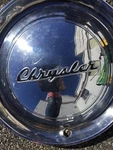 Chrysler 1949 Wheel Cover Vintage 15". Fixed Price $40.00.