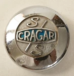 Vintage Cragar S/s Mag Wheel Cap Cover (B9B/JSF6) Rat Hot Rod Cast Metal Chrome. Fixed Price $35.00.