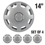 4PC Wheel Hub Caps Covers For R14 Tire 14" Snap On Abs Rim. Fixed Price $33.79.