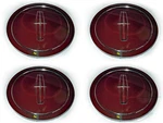 1984-1989 Lincoln Mark Vii Wheel Center Emblem Applique Set (E4LY1137A) Nos. Fixed Price $95.00.