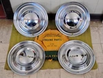 Nice Take Offs 1951 Lincoln Hub Caps 15" Set 4 Lyon Wheel Covers Hot Rod. Fixed Price $999.95.