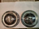 1965 66 Chevy Impala Bel Air Dog Dish Hubcap Center Wheel Cover Set Of 2 Gm Oem. Fixed Price $58.00.