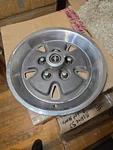 1971-1973 Mustang Fastback Mach Grande Convertible Original Sport Wheel Cover. Fixed Price $19.00.