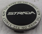 Strada Wheels Gloss Black / Silver Custom Center Caps # CC016-1P. Fixed Price $29.95.