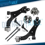 Front Wheel Bearing Hubs Lower Control Arm Tie Rod For 2010-2017 Equinox Terrain. Fixed Price $219.21.