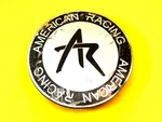 American Racing Wheel Center Cap Black Silver Custom 1242100S 2.5" AR152D. Fixed Price $9.99.